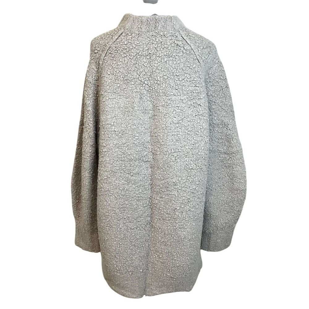 Free People Wool Blend Teddy Sweater Oversized Beige Pullover S Cozy Outdoor - Picture 6 of 16